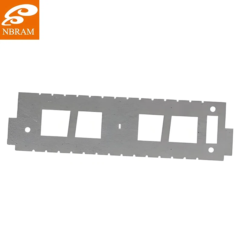 Support en mica estampé pour élément chauffant